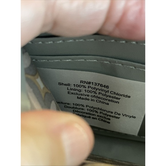 NWT‎ Gift CXL Christian Lacroix Blake Pewter Pebble Flap Snap Magnetic Closure - Picture 9 of 13